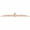 Ekena Millwork Eugene Smooth Timber Gable Bracket, Douglas Fir, 84"W x 14"H x 1 1/2"D x 5 1/2"F, 4/12 Pitch GBW084X14X0206EUG00SDF - alternate 2